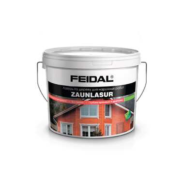 Лазурь FEIDAL Zaunlasur бесцветный, 10 л 20241