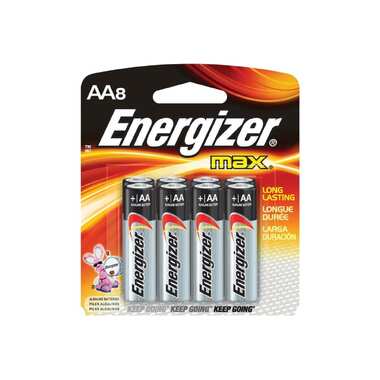 Батарейка Energizer ENR MAX AA BP8 RU 7638900410242