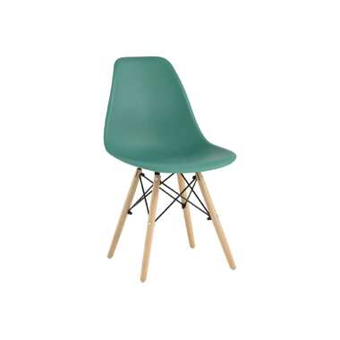 Обеденный стул для кухни Стул Груп dsw style v серо-зеленый, разборный фрейм Y801-V SEAT greyish green