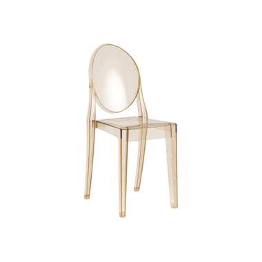 Обеденный стул для кухни Стул Груп victoria ghost new, янтарный XH-8071 amber