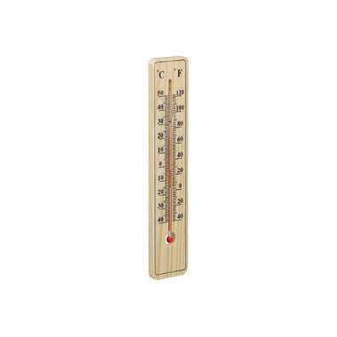 Термометр INBLOOM деревянный, классик малый, блистер, 20x4 см 473-029