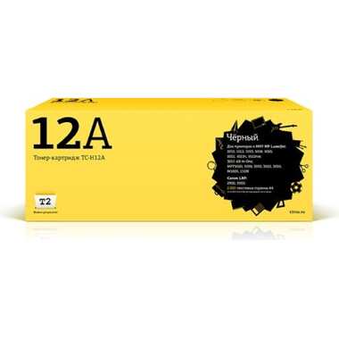 Картридж T2 для HP LaserJet 1010, 1020, 1022, M1005, Canon LBP2900 Cartridge 703 2000 страниц TC-H12A