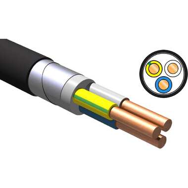 Кабель NVO вбшвнг(а)-ls, 3x2,5, гост, 250 метров NVO-KPP-VBSHVNG-LS-325-250