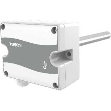 Датчик температуры для монтажа в воздуховоде 0-10В постоянного тока -40-60C длина зонда 75 мм Teren TTE2130