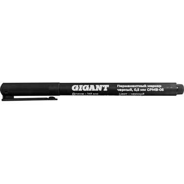 Перманентный маркер Gigant 0.5 мм черный GPMB-05