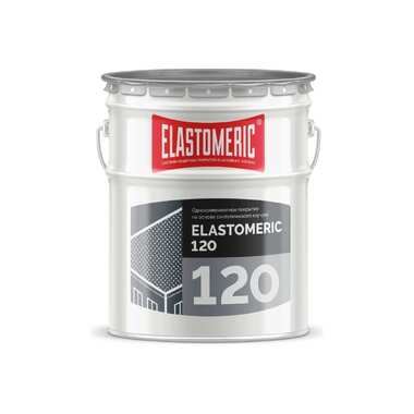 Мастика для кровли Elastomeric 120 финиш 20 кг, серый 1200004 Elastomeric Systems