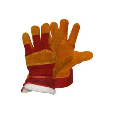 Комбинированные спилковые перчатки S. GLOVES NEKKAR искусственный мех, р.10.5 31881-10.5 S.Gloves