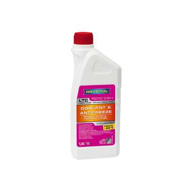 Антифриз RAVENOL LTC Lobrid Technology Coolant Premix -40C готовый к применению, лила, 12++, 1.5 л 1410126-150-01-999