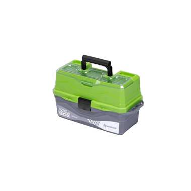 Nisus Ящик для снастей Tackle Box трехполочный зеленый 00000237608