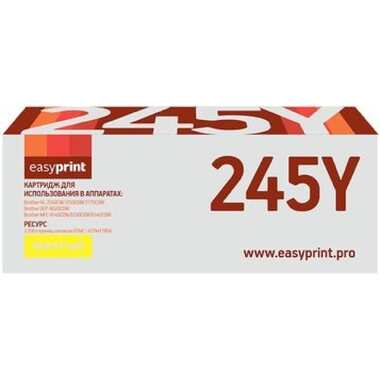 Картридж EasyPrint 245Y Картридж для Brother HL-3140CW, 3170CDW, DCP-9020CDW, MFC-9330CDW 2200 страниц желтый LB-245Y