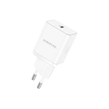 СЗУ Borofone bn6 field 1xusb-c pd20w, 3a (белый) 0L-00055159