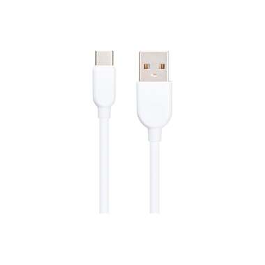 Usb кабель Borofone bx14 linkjet type-c, 1м, 3a, pvc, белый 0L-00043174