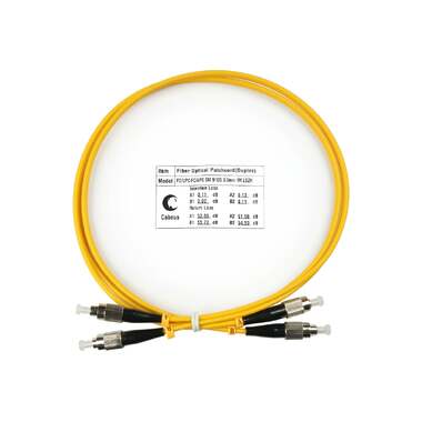 Оптический шнур Cabeus duplex fc-fc 9/125 sm 3м lszh FOP(d)-9-FC-FC-3m