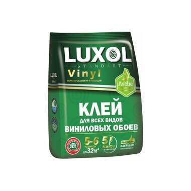 Обойный клей LUXOL Standart винил 108 г LUXOL винил (Standart) 180г.