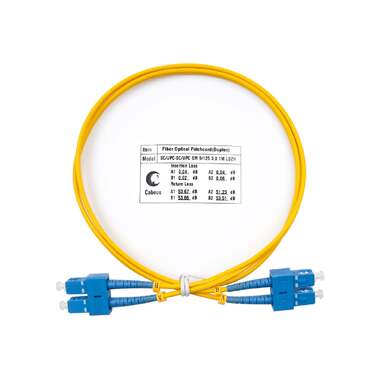 Оптический шнур Cabeus duplex sc-sc 9/125 sm 10м lszh FOP(d)-9-SC-SC-10m