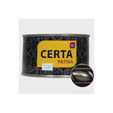 Термостойкая эмаль CERTA-PATINA до 700 градусов, серебро, 0.16 кг PATR0055