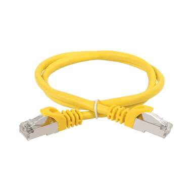 Патч-корд ITK категории 5е FTP 1.5 м желтый PC05-C5EF-1M5