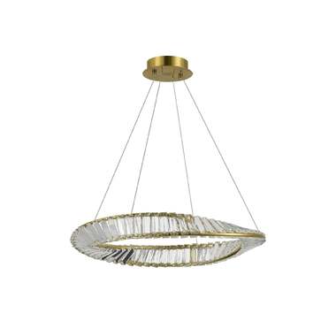 Подвесной светильник ST luce латунь/прозрачный led 1x32w 4000k, SL6204.301.01