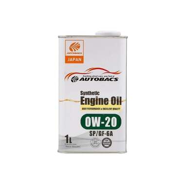 Моторное масло AUTOBACS 0w-20 engine oil synthetic api sp ilsac gf-6, 1 л A00032423