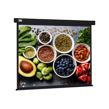 Настенно-потолочный рулонный экран CACTUS 187x332 см Wallscreen CS-PSW-187x332-BK 16:9 черный 1678334 CS-PSW-187X332-BK