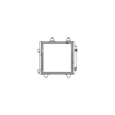 Радиатор кондиционера для автомобилей 107 /C1 /Aygo LUZAR LRAC 2017
