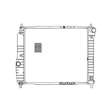 Радиатор охлаждения для автомобилей Aveo 1.2i/i1.4i MT LUZAR LRc 0501