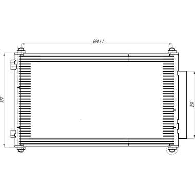 Радиатор кондиционера для автомобилей CR-V LUZAR LRAC 23ZP