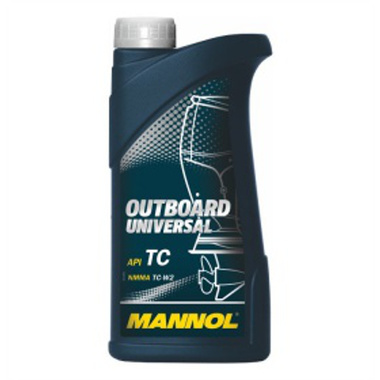 Mасло минеральное для 2-х тактных двигателей Outboard Universal (1 л) MANNOL 1421