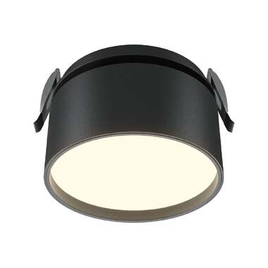 Встраиваемый светильник MAYTONI Onda LED 12W Алюминий Черный DL024-12W-DTW-B