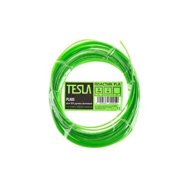 Пластик для 3D ручки TESLA PLA PLA05 зелёный, 10 м 371523