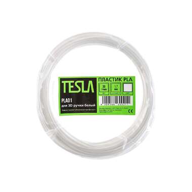 Пластик для 3D ручки TESLA PLA PLA01 белый, 10 м 371373