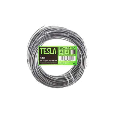 Пластик для 3D ручки TESLA PLA PLA09 серебристый, 10 м 371530