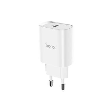 Сетевое зарядное устройство Hoco n14 1xusb-c, 3а, pd20w, (белый) 0L-00050617