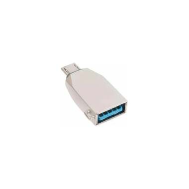 Otg aдаптер Hoco ua10 usb на microusb (серый) 0L-00040866