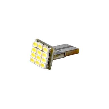 Автолампа диод T10 W5W 12 SMD диодов без цоколя 1-контурная белая SKYWAY S08201108