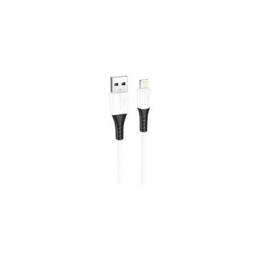 Usb кабель Hoco x82 lightning 8-pin, 2.4а, 1м, силикон (белый) 0L-00055148