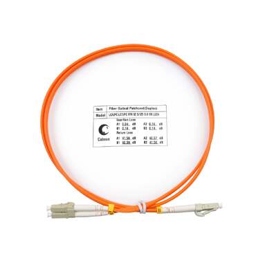 Оптический шнур Cabeus duplex lc-lc 62,5/125 mm 15м lszh FOP-62-LC-LC-15m