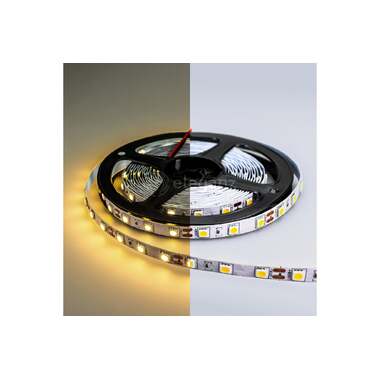 Светодиодная лента Eleganz Standard 5050 60 LED 14.4W/M 12V теплая 3000К EL-SS-14WW