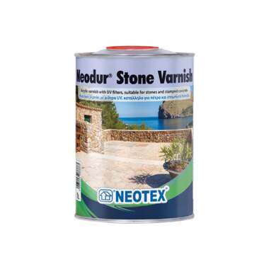 Акриловый УФ стойкий прозрачный лак NEOTEX Neodur Stone Varnish 4л 12950400