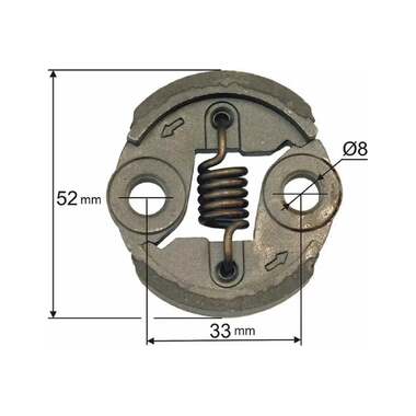 Сцепление (вариатор) для бензокос 33/43/52 см³ TORGWIN T893713