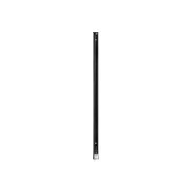 Alu профиль Smartbuy 2000mm 2 track line Black SBL-Al2000mmBK-PRO