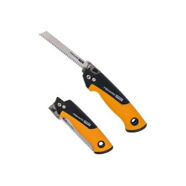 Универсальная складная пила FISKARS PowerTooth 150 мм, 2 лезвия 1062934