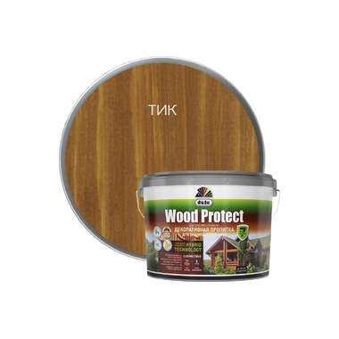 Пропитка Dufa WOOD PROTECT тик, 9 л МП00-011084