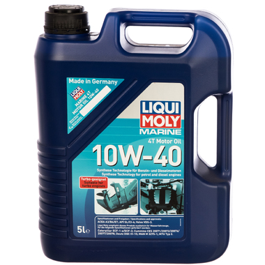 НС-синтетическое моторное масло для лодок LIQUI MOLY Marine 4T Motor Oil 10W-40 5л 25013