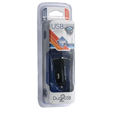 Зарядное устройство, 2 USB-порта Nova Bright 46915