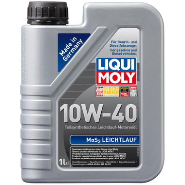 Полусинтетическое моторное масло 1л 10W-40 MoS2 LIQUI MOLY Leichtlauf 1930