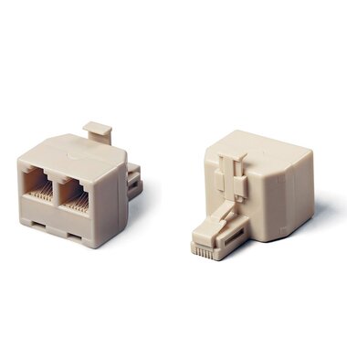 Разветвитель Cablexpert US-12 RJ45 8P8C джек 2x8P8C розетки US-12