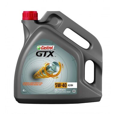 Моторное масло Castrol GTX A3/B4 5W-40 Синтетическое 4 л CASTROL 15E20D