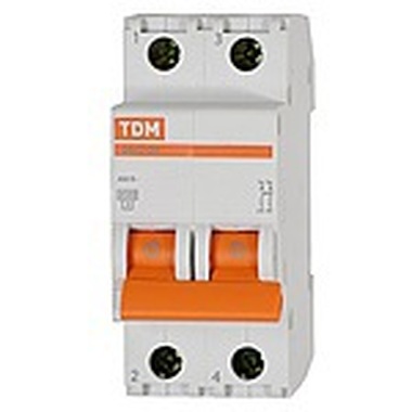 Автоматический выключатель TDM ВА47-63 2Р 40А SQ0218-0014