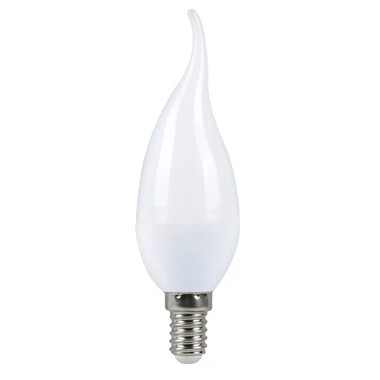 Светодиодная лампа Smartbuy LED свеча на ветру, матовая C37-05W/4000/E14 SBL-C37Tip-05-40K-E14